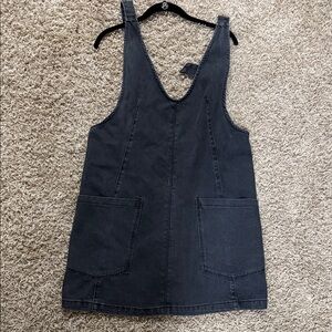 Free people Black Denim Sleeveless Dress. New w/out tags. Adjustable straps